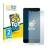 Front side of a product packaging with the brand logo BROTECT. Next to it is the device OnePlus 3T shown with the correspondin
