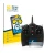 Front side of a product packaging with the brand logo BROTECT. Next to it is the device Spektrum DX8 G2 shown with the corresp