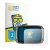 Front side of a product packaging with the brand logo BROTECT. Next to it is the device TomTom Rider 550 shown with the corres