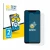 Front side of a product packaging with the brand logo BROTECT. Next to it is the device LG G8s ThinQ shown with the correspond