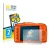Front side of a product packaging with the brand logo BROTECT. Next to it is the device Nikon Coolpix W150 shown with the corr