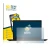 Front side of a product packaging with the brand logo BROTECT. Next to it is the device Lenovo ThinkPad X390 Non-Touch shown w
