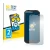 Front side of a product packaging with the brand logo BROTECT. Next to it is the device Blackview BV9500 Plus shown with the c