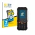 Front side of a product packaging with the brand logo BROTECT. Next to it is the device RugGear RG170 shown with the correspon