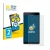 Front side of a product packaging with the brand logo BROTECT. Next to it is the device Bittium Tough Mobile 2 shown with the 