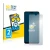 Front side of a product packaging with the brand logo BROTECT. Next to it is the device Blackview A80 Plus shown with the corr