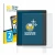 Front side of a product packaging with the brand logo BROTECT. Next to it is the device Kobo Elipsa shown with the correspondi