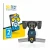 Front side of a product packaging with the brand logo BROTECT. Next to it is the device PowaKaddy CT6 shown with the correspon