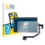 Front side of a product packaging with the brand logo BROTECT. Next to it is the device Feelworld FW568 5.5" shown with the co