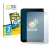 Front side of a product packaging with the brand logo BROTECT. Next to it is the device Microsoft Surface Duo 2 (Outer display
