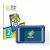 Front side of a product packaging with the brand logo BROTECT. Next to it is the device Clementoni Clempad X Revolution shown 