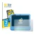 Front side of a product packaging with the brand logo BROTECT. Next to it is the device Amazon Fire 7 Kids 2022 shown with the