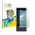 Front side of a product packaging with the brand logo BROTECT. Next to it is the device Unihertz Titan Slim shown with the cor