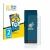 Front side of a product packaging with the brand logo BROTECT. Next to it is the device Vasco Translator V4 shown with the cor