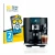Front side of a product packaging with the brand logo BROTECT. Next to it is the device Jura J8 shown with the corresponding s