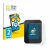 Front side of a product packaging with the brand logo BROTECT. Next to it is the device FIT Display Compact shown with the cor