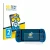 Front side of a product packaging with the brand logo BROTECT. Next to it is the device Powkiddy X55 shown with the correspond