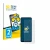 Front side of a product packaging with the brand logo BROTECT. Next to it is the device Blackview Shark 8 shown with the corre