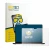 Front side of a product packaging with the brand logo BROTECT. Next to it is the device Apple MacBook Pro 16" M3 2023 shown wi