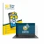 Front side of a product packaging with the brand logo BROTECT. Next to it is the device ASUS Vivobook 15 OLED shown with the c