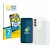 Front side of a product packaging with the brand logo BROTECT. Next to it is the device Samsung Galaxy S23 FE (Front+Back) sho