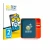 Front side of a product packaging with the brand logo BROTECT. Next to it is the device rabbit r1 shown with the corresponding