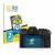 Front side of a product packaging with the brand logo BROTECT. Next to it is the device Fujifilm X-T50 shown with the correspo