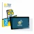 Front side of a product packaging with the brand logo BROTECT. Next to it is the device John Deere G5 Universal 10.1" shown wi