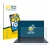 Front side of a product packaging with the brand logo BROTECT. Next to it is the device ASUS ZenBook 14 OLED UX3405 Touch show