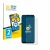 Front side of a product packaging with the brand logo BROTECT. Next to it is the device Nokia G60 5G shown with the correspond