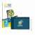 Front side of a product packaging with the brand logo BROTECT. Next to it is the device Lenovo Tab K11 shown with the correspo