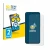 Front side of a product packaging with the brand logo BROTECT. Next to it is the device Samsung Galaxy S24 FE shown with the c