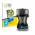 Front side of a product packaging with the brand logo BROTECT. Next to it is the device Cecotec Mambo Victory XL shown with th
