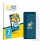Front side of a product packaging with the brand logo BROTECT. Next to it is the device Xiaomi Poco M7 Pro shown with the corr