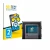 Front side of a product packaging with the brand logo BROTECT. Next to it is the device Fujifilm Instax Wide Evo shown with th