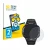 Front side of a product packaging with the brand logo BROTECT. Next to it is the device Xiaomi Mibro GS Pro shown with the cor