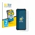 Front side of a product packaging with the brand logo BROTECT. Next to it is the device Oukitel G1 shown with the correspondin
