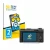 Front side of a product packaging with the brand logo BROTECT. Next to it is the device Canon PowerShot V1 shown with the corr