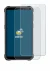 Image of the device Oukitel WP32 Pro with a wide variety of screen protectors.