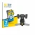 Front side of a product packaging with the brand logo BROTECT. Next to it is the device PowaKaddy CT6 2025 shown with the corr