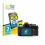 Front side of a product packaging with the brand logo BROTECT. Next to it is the device Olympus OM System OM-5 Mark II shown w