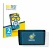Front side of a product packaging with the brand logo BROTECT. Next to it is the device Junsun V2 Plus 10" shown with the corr