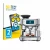 Front side of a product packaging with the brand logo BROTECT. Next to it is the device Sage the Oracle Dual Boiler shown with