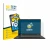 Front side of a product packaging with the brand logo BROTECT. Next to it is the device MSI Prestige 16 AI Evo B1M shown with 