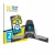 Front side of a product packaging with the brand logo BROTECT. Next to it is the device PowaKaddy FW5s shown with the correspo