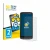 Front side of a product packaging with the brand logo BROTECT. Next to it is the device Crosscall Core M6 shown with the corre