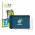 Front side of a product packaging with the brand logo BROTECT. Next to it is the device DMD T880X 8" shown with the correspond