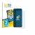 Front side of a product packaging with the brand logo BROTECT. Next to it is the device Samsung Galaxy F36 shown with the corr
