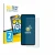 Front side of a product packaging with the brand logo BROTECT. Next to it is the device Samsung Galaxy M06 shown with the corr