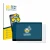 Front side of a product packaging with the brand logo BROTECT. Next to it is the device Sotsu FlipAction Go 14" shown with the